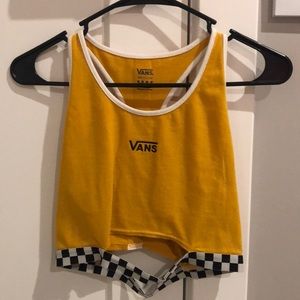 VANS mustard tank top
